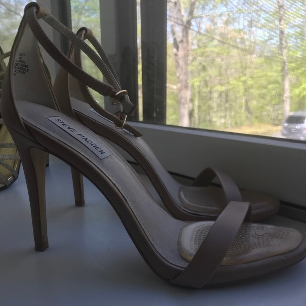 Nude Strappy Heels